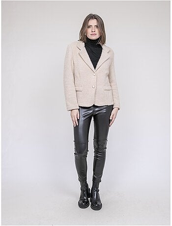 URTA blazer met textuur