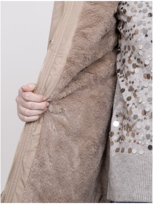 USMAR parka met capuchon en imitatiebont - Kiabi