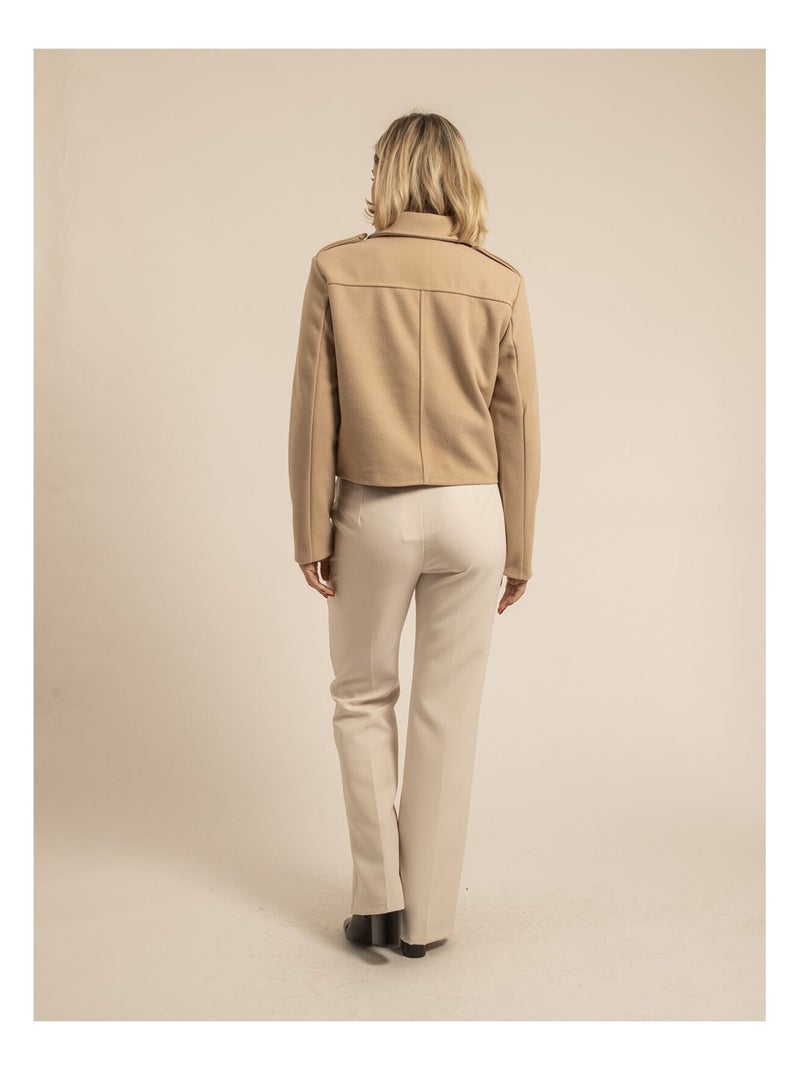 Utena korte jas Beige - Kiabi