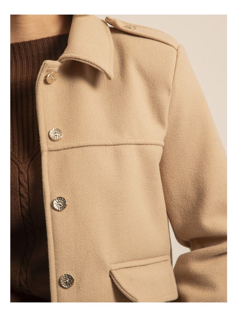 Utena korte jas Beige - Kiabi