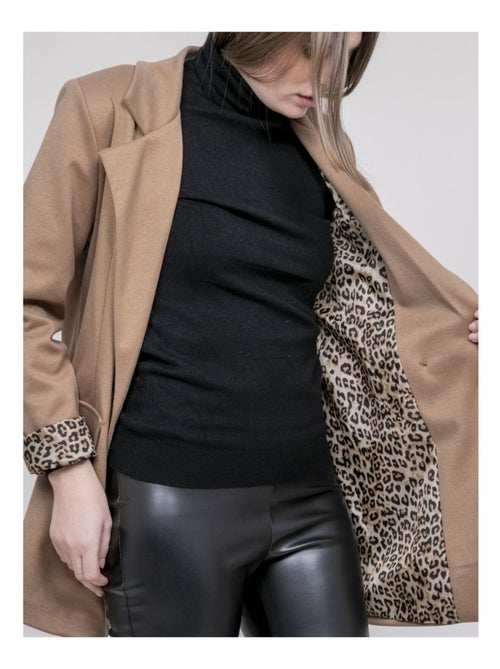 Uvanie blazer met luipaardprint - Kiabi
