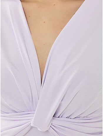 V-hals lange mouwen slim fit body hiccup
