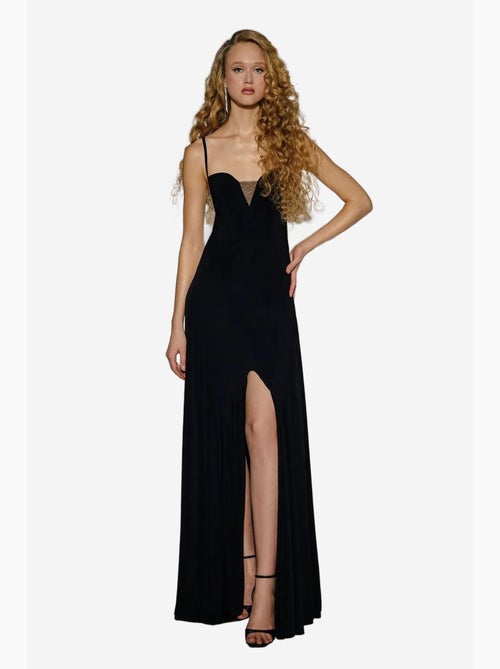 V-hals maxi-jurk met split hiccup - Kiabi V-hals maxi-jurk met split hiccup - Kiabi