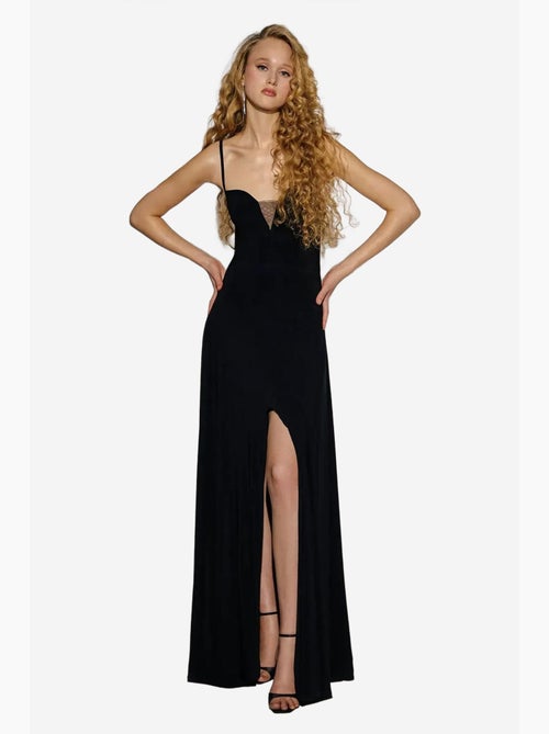 V-hals maxi-jurk met split hiccup - Kiabi V-hals maxi-jurk met split hiccup - Kiabi