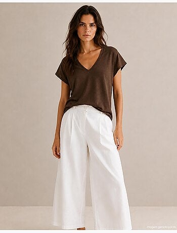 V-hals T-shirt, MO Fashion