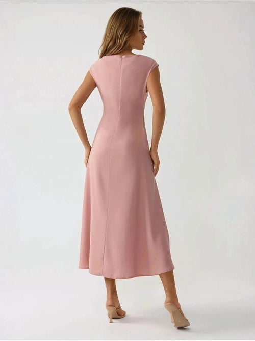 V-hals zachte midi-jurk - Kiabi V-hals zachte midi-jurk - Kiabi