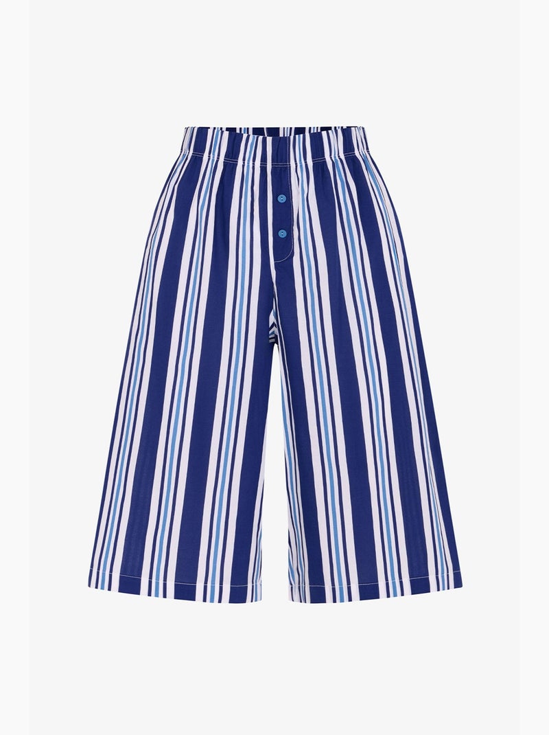 Vacation gestreepte pyjamabroek penti Blauw Wit - Kiabi