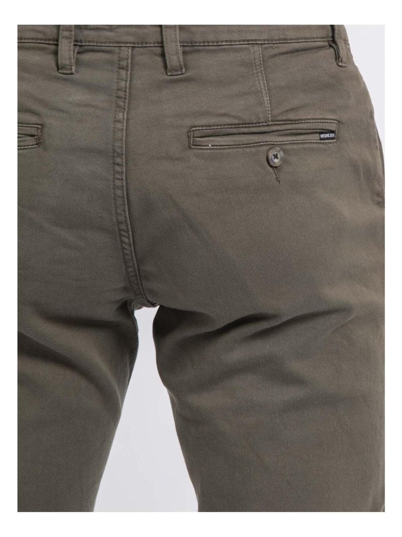 VALBACOL slim-fit chino broek Kaki - Kiabi