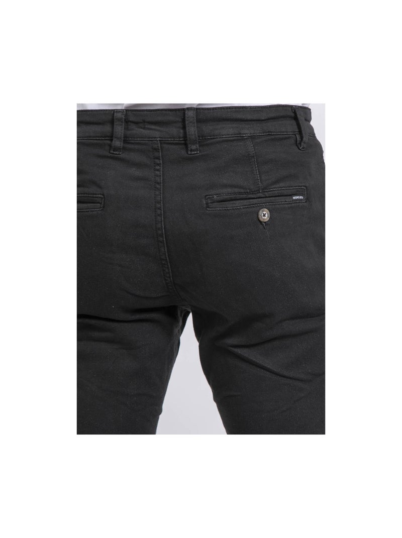 VALBACOL slim-fit chino broek Zwart - Kiabi