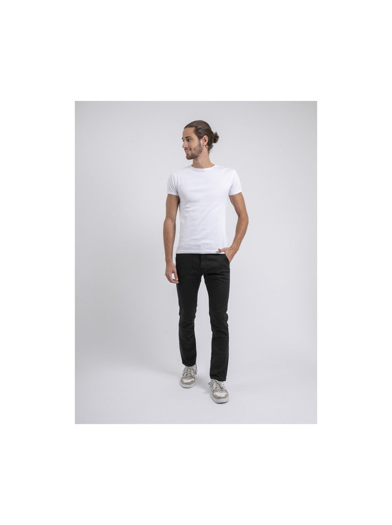 VALBACOL slim-fit chino broek Zwart - Kiabi
