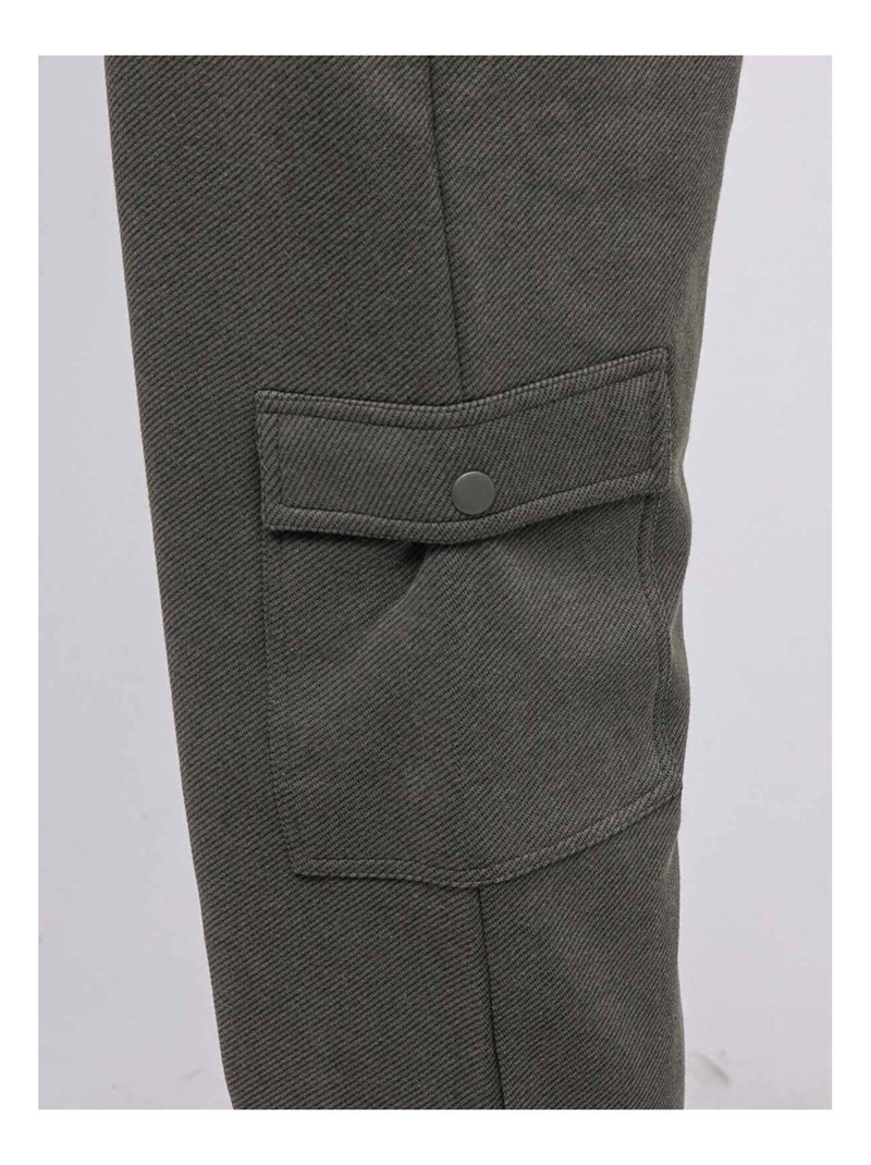 VALDO cargo gebreide broek Kaki - Kiabi