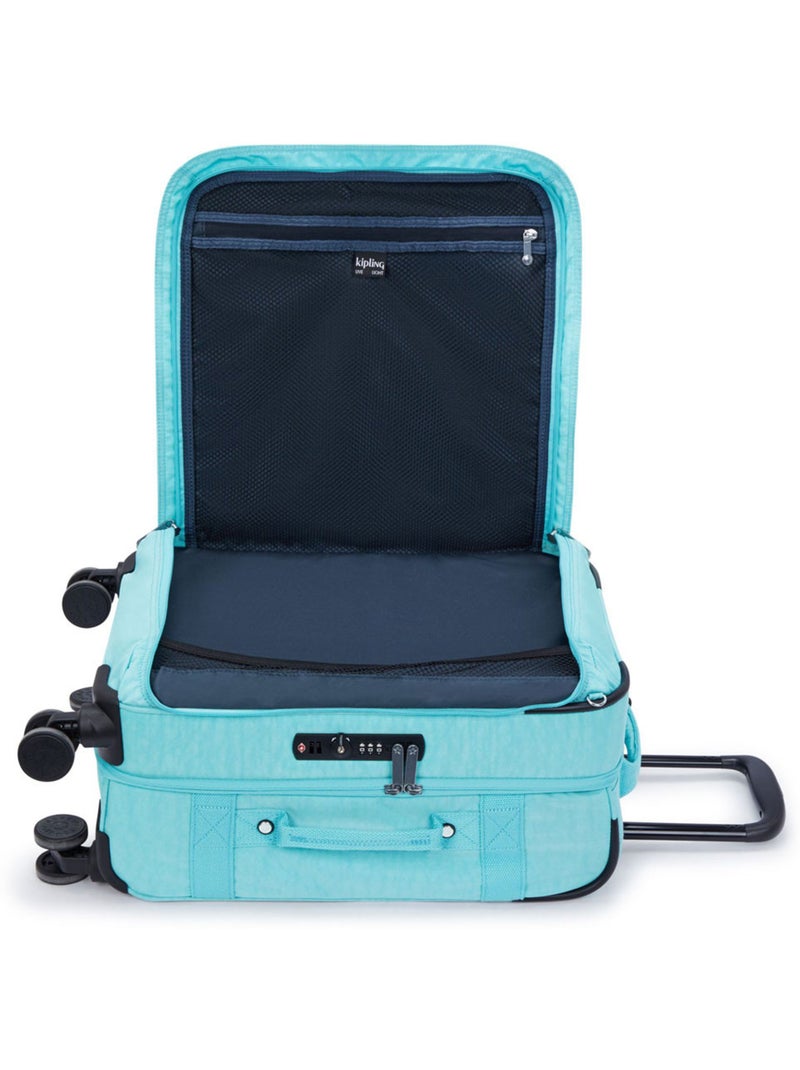 Valise Cabine 4 Roues Kipling Spontaneous S Deepest Aqua 53 CM - Cadenas TSA intégré Bleu Noir - Kiabi