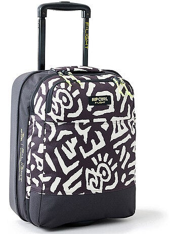 Valise cabine à roulettes 30 L Rip Curl F-Light textile noir délavé