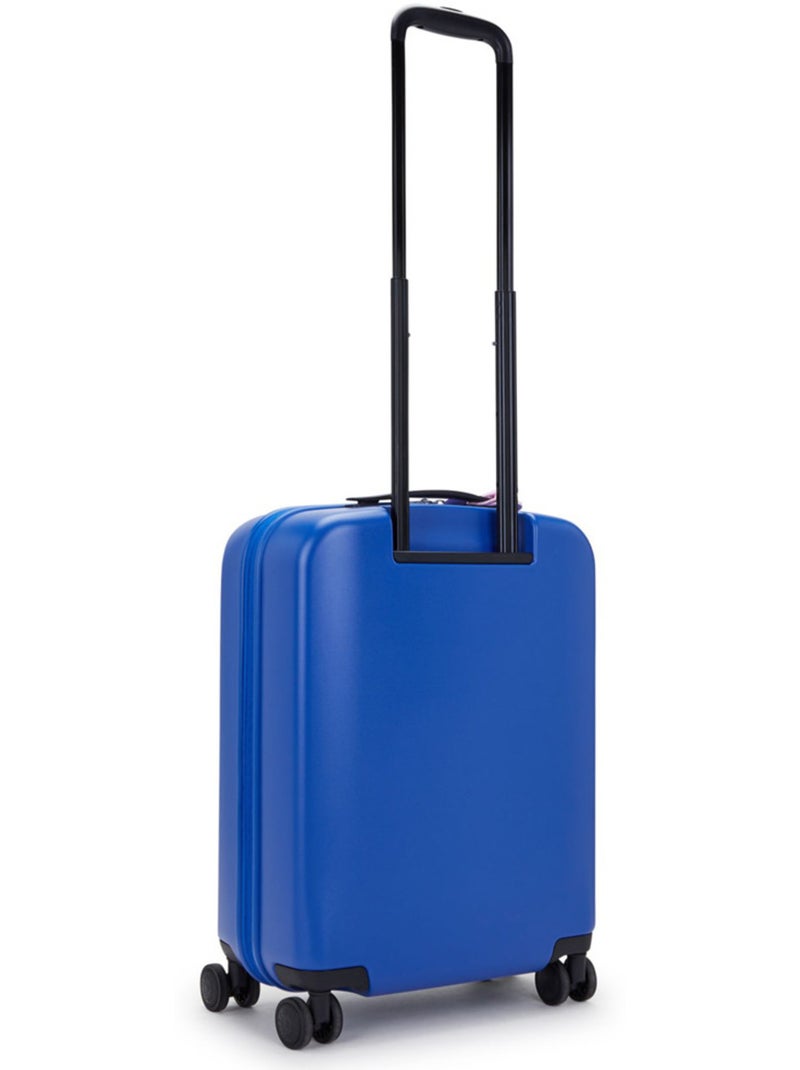 Valise Cabine Rigide 4 Roues Kipling Curiosity S Bleu 55 CM - Cadenas TSA intégré Bleu Noir - Kiabi