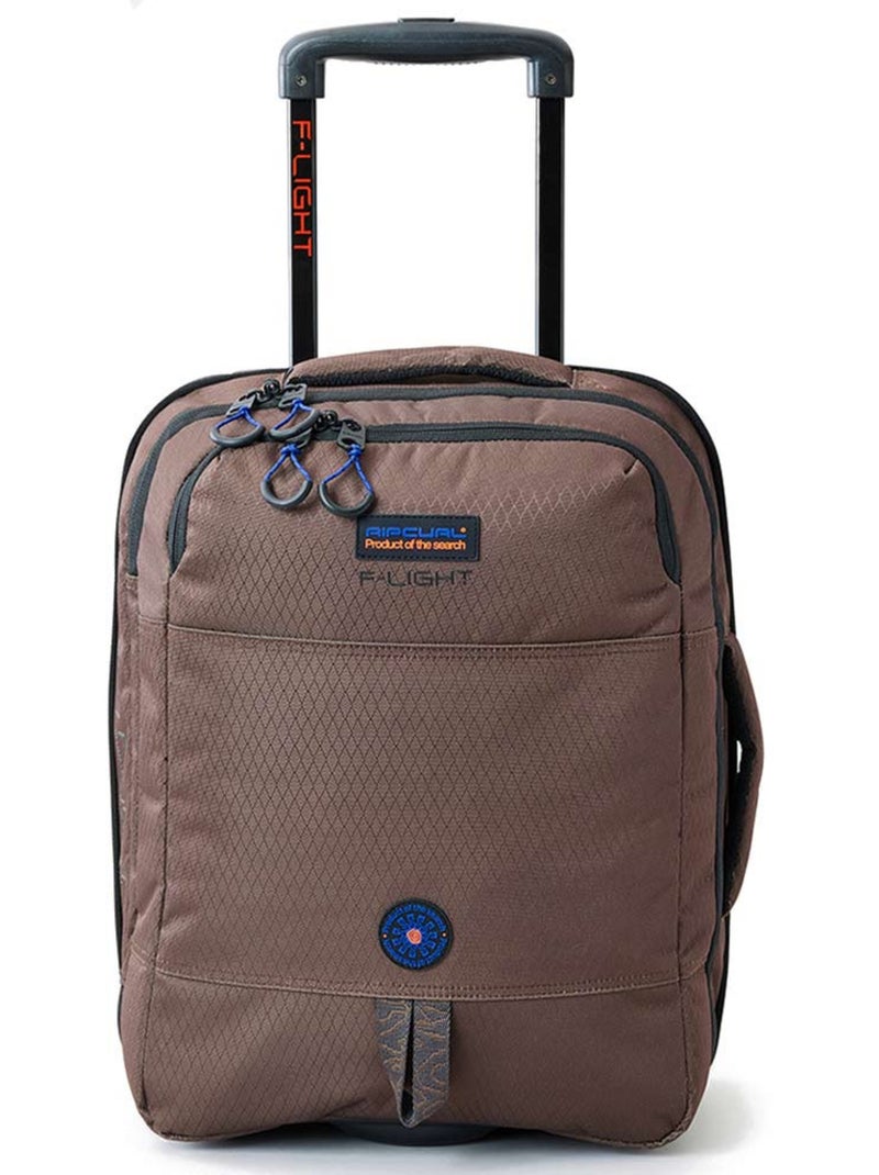 Valise cabine semi-rigide RIP CURL F-Light Cabin 30 L 43x35x20 cm Marron/Choco - Kiabi