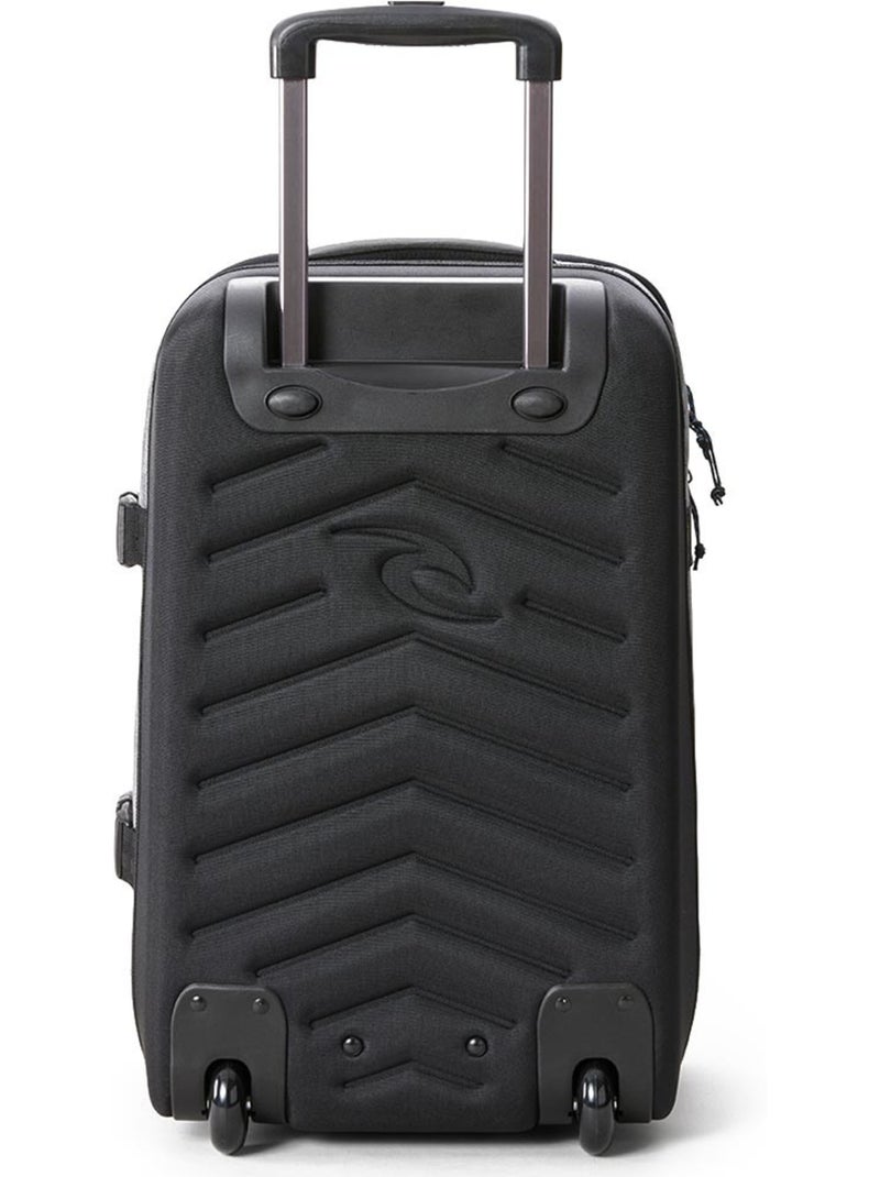 Valise cabine souple à roulettes Rip Curl F-Light Transit 50 L Gris - Kiabi