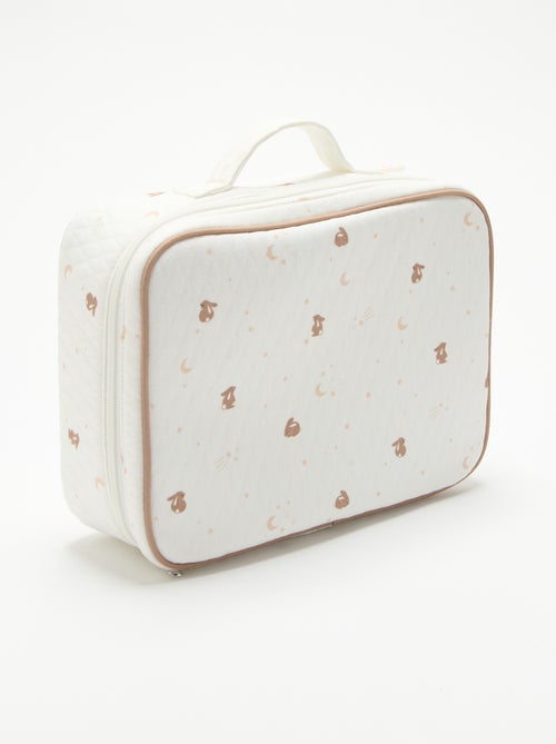 Valise de maternité effet quilting - Kiabi