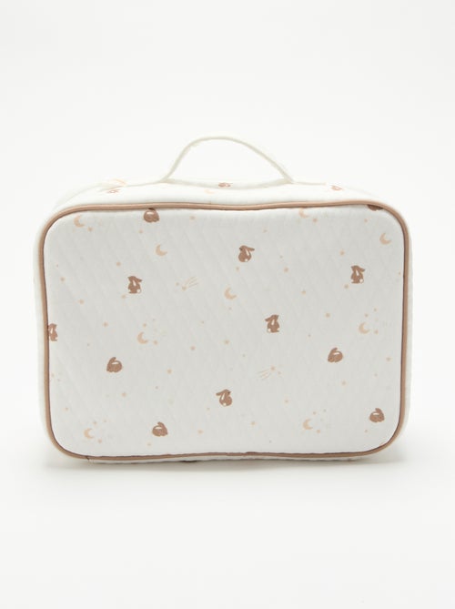 Valise de maternité effet quilting - Kiabi