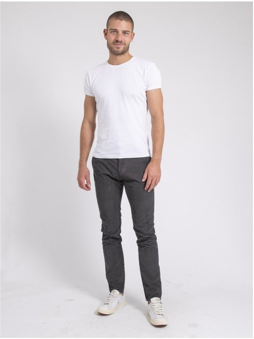 VARENNES chino broek van puur katoenen corduroy - Kiabi VARENNES chino broek van puur katoenen corduroy - Kiabi