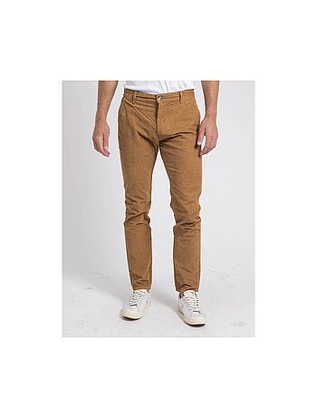 VARENNES chino broek van puur katoenen corduroy