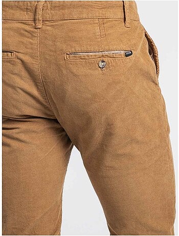 VARENNES chino broek van puur katoenen corduroy