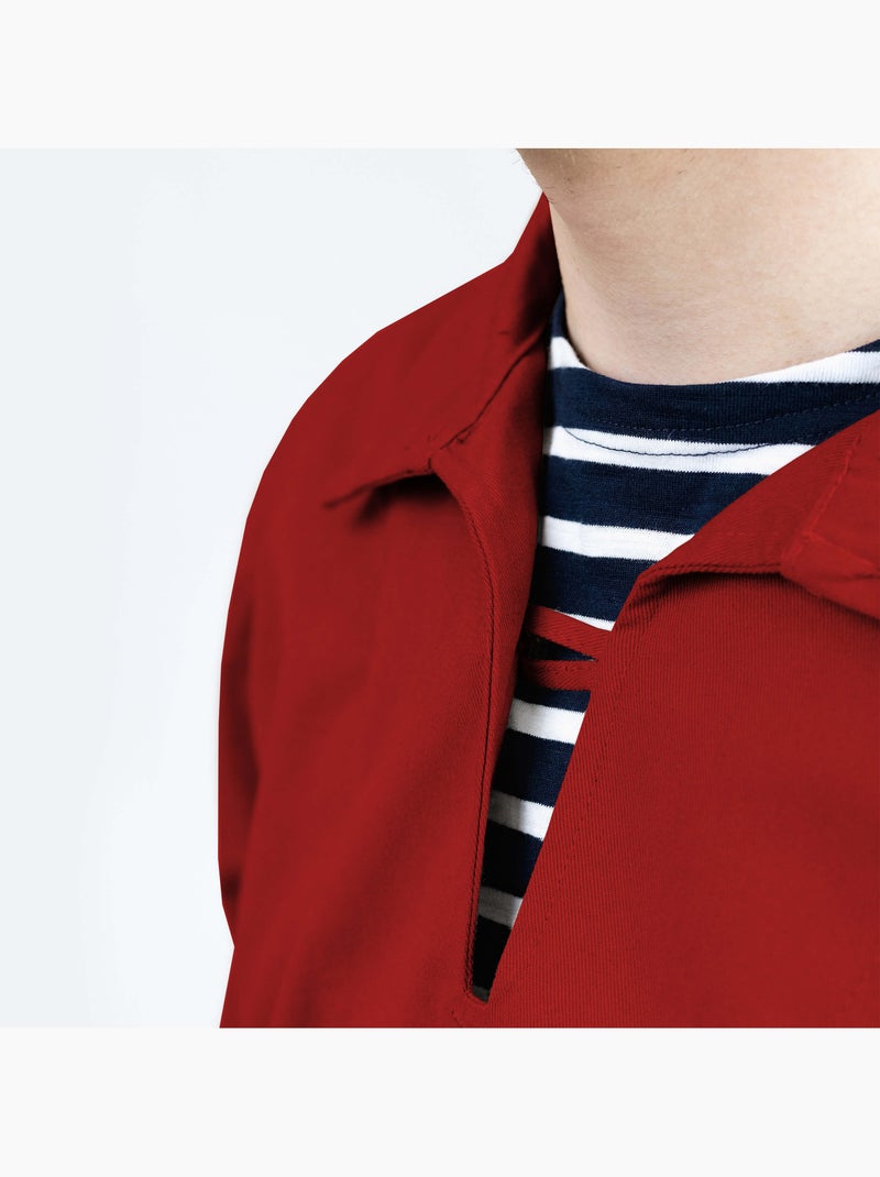 Vareuse Homme ou Femme 'Breizh Océan', 100% Coton Rouge - Kiabi
