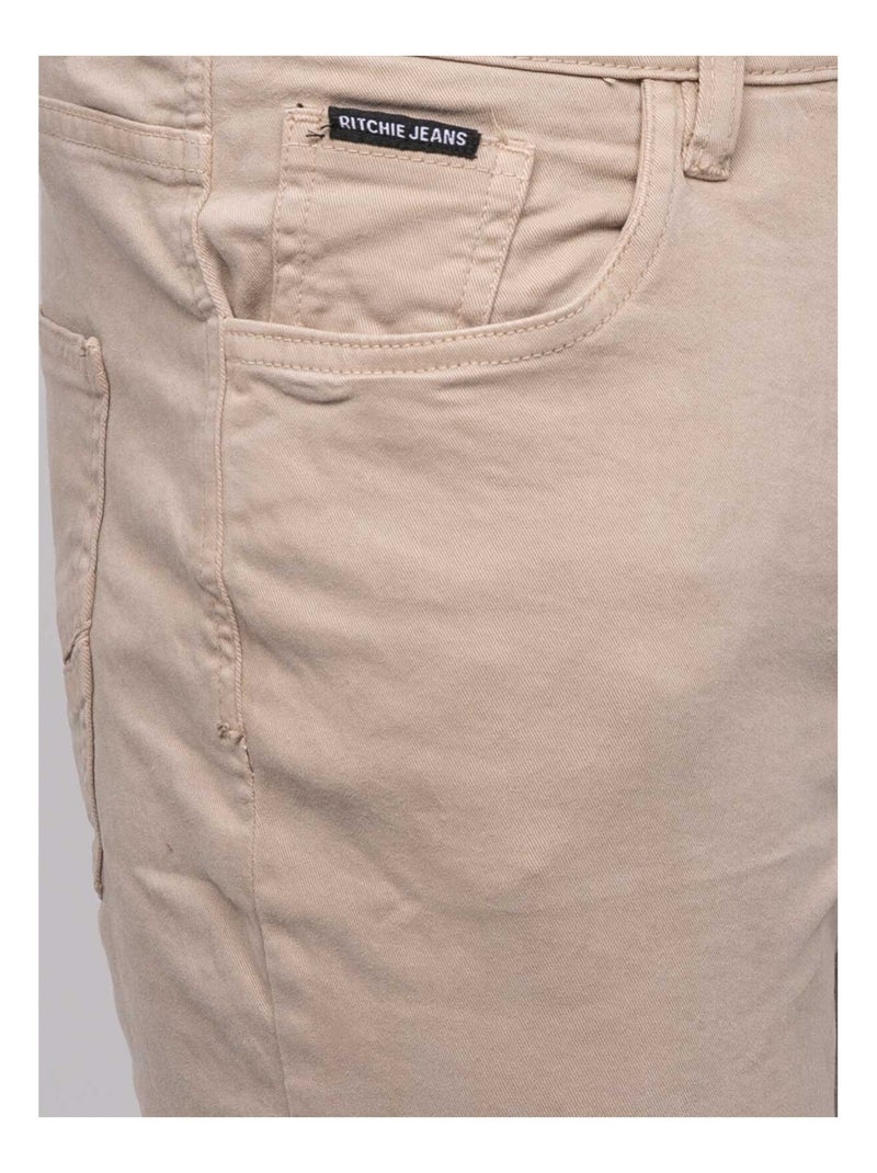 VARKANE gebreide broek Beige - Kiabi