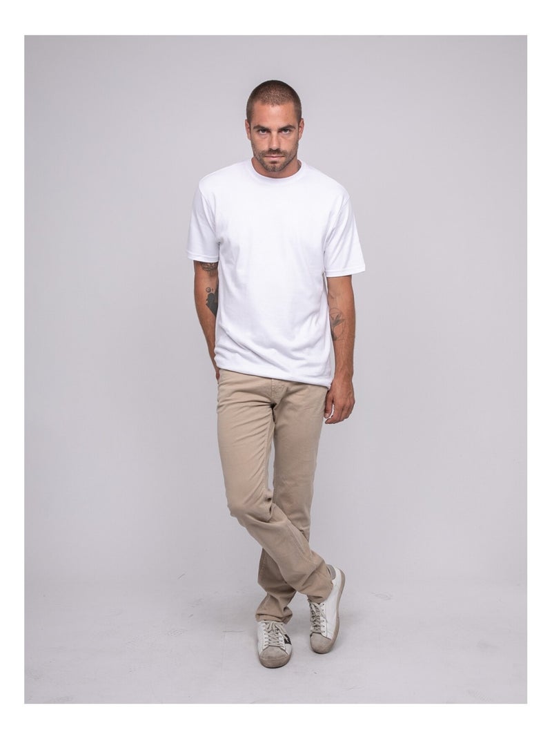 VARKANE gebreide broek Beige - Kiabi