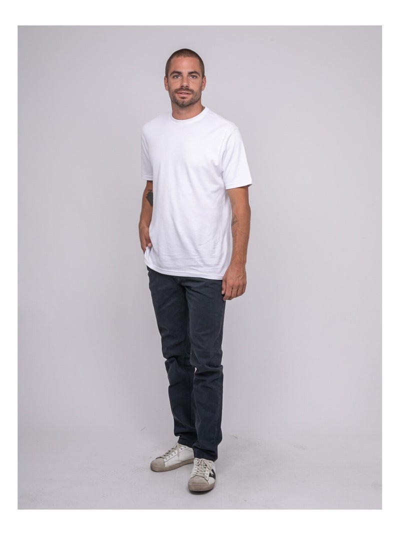 VARKANE gebreide broek Marineblauw - Kiabi