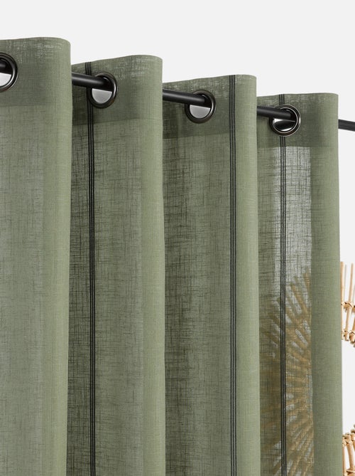 Veiling met fijne zwarte strepen - Kiabi