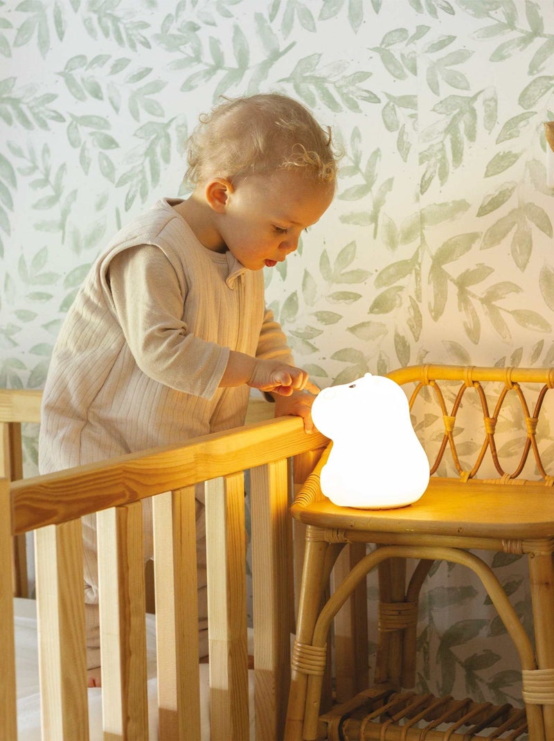 Veilleuse bébé connecté Blanc - Kiabi