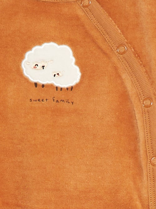 Velours pyjama - 2-delige set - Kiabi