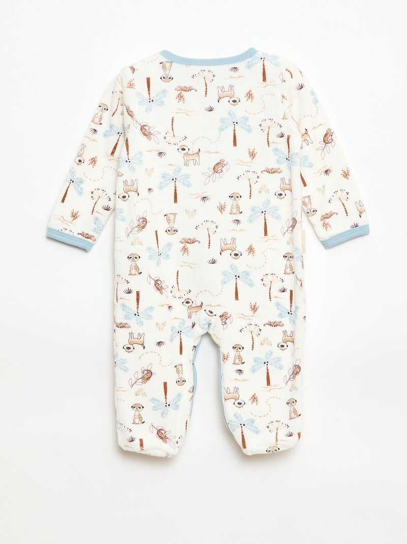 Velours slaappak 'Petit Béguin' Blauw - Kiabi