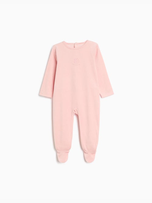 Velvet babygrow, mo fashion - Kiabi