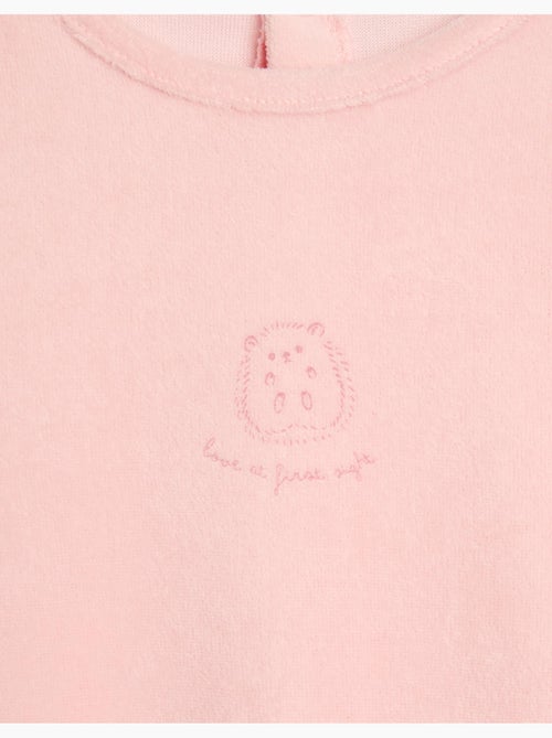 Velvet babygrow, mo fashion - Kiabi