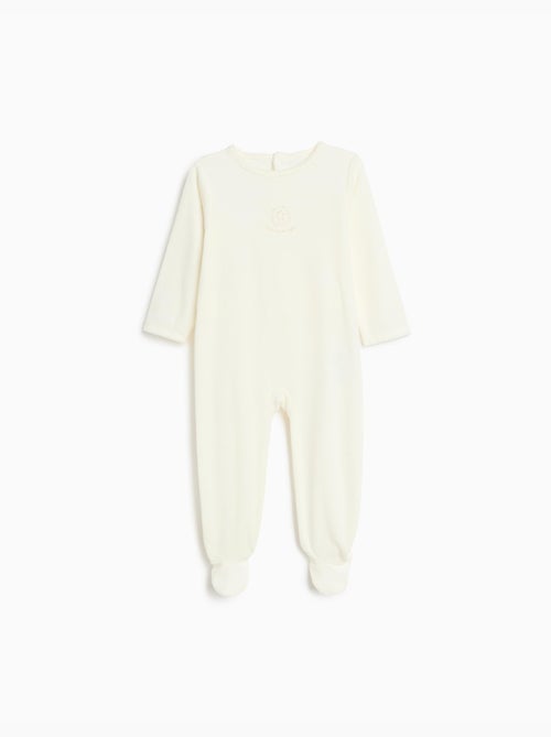 Velvet babygrow, mo fashion - Kiabi
