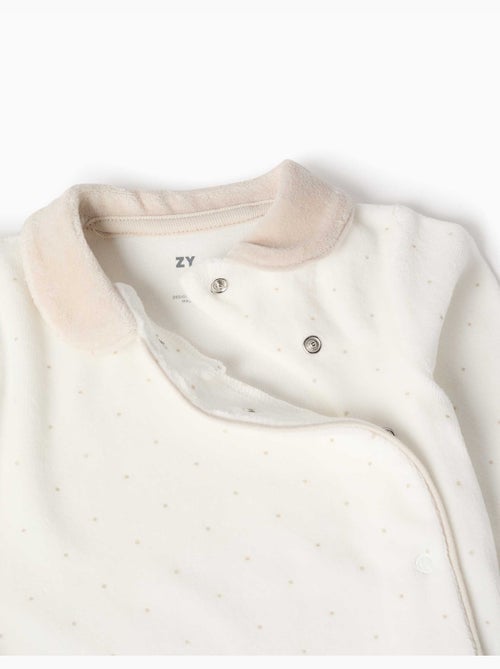 Velvet pyjama met polkadot patroon - Kiabi Velvet pyjama met polkadot patroon - Kiabi