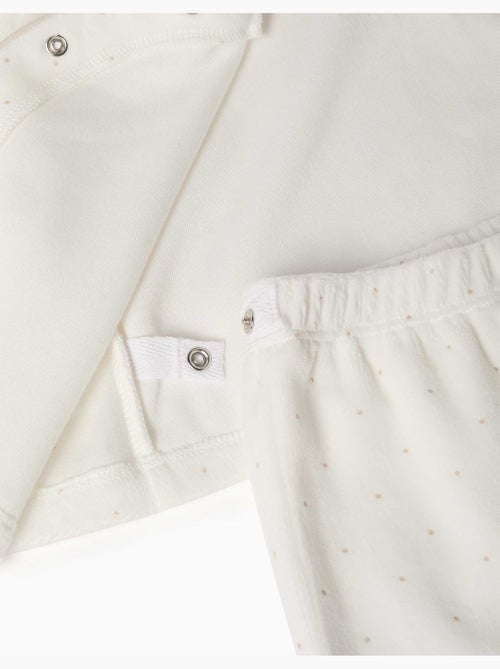 Velvet pyjama met polkadot patroon - Kiabi Velvet pyjama met polkadot patroon - Kiabi