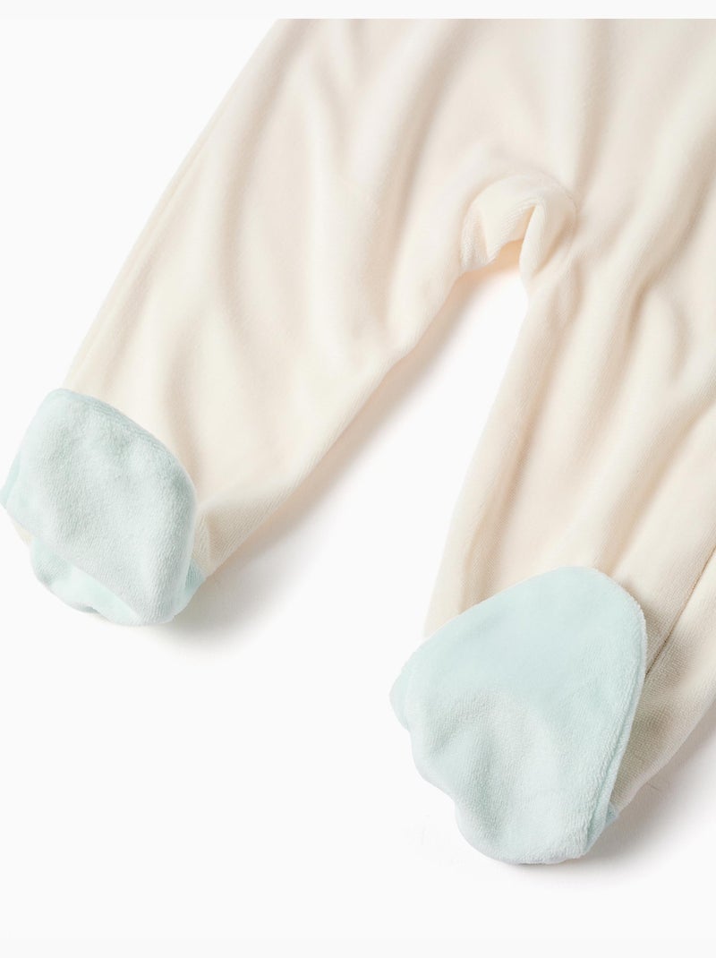 Velvet slaappak met eenhoorn Wit - Kiabi