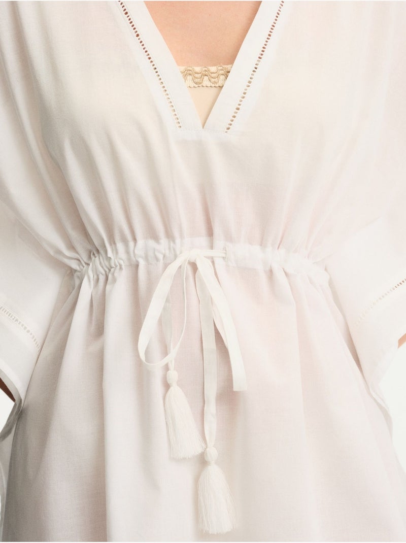 Vera kaftan penti Blanc - Kiabi