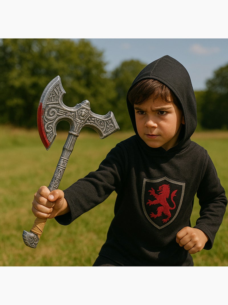 Verkleedaccessoire voor kinderen - ridderbijl Grijs - Kiabi