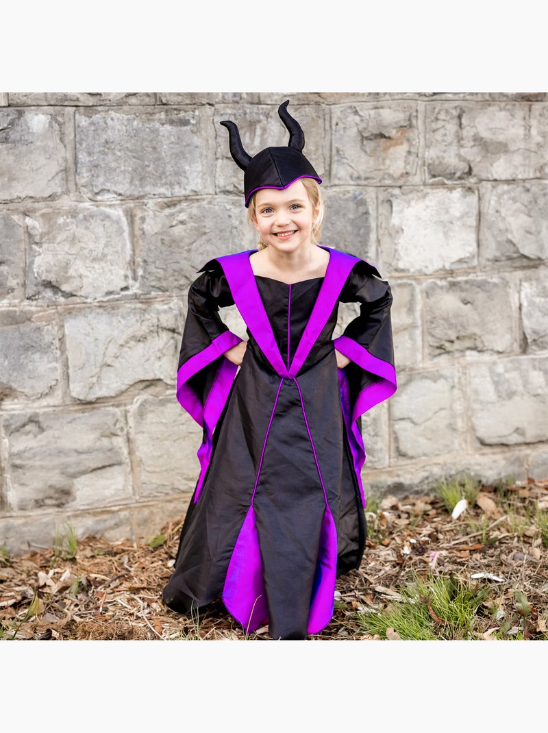 Verkleedjurk kind – boze prinses | great pretenders Zwart - Kiabi