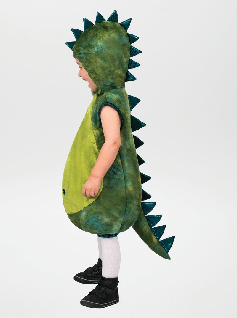 Verkleedkleding - Dino met kap WIT - Kiabi