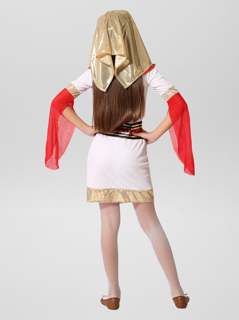 Verkleedkleding - Egyptische prinses - 4-delig wit - Kiabi