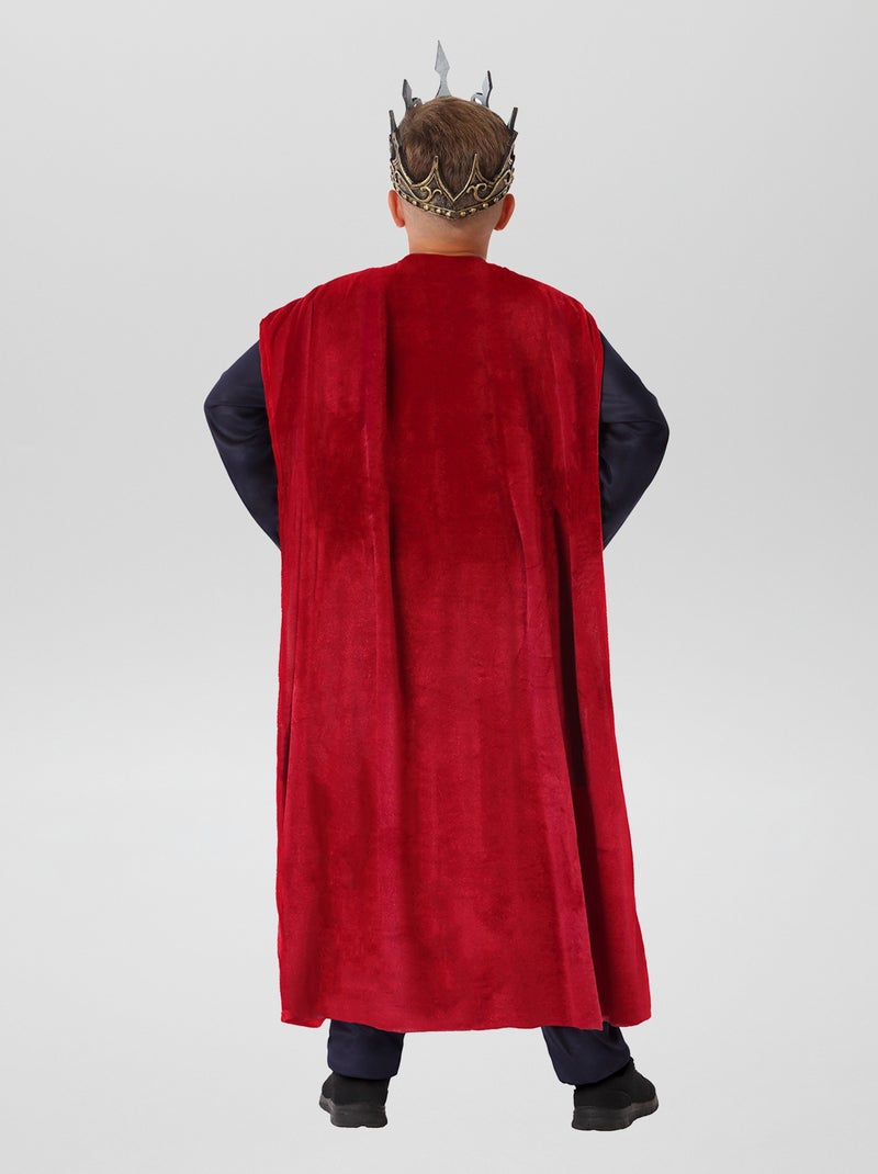 Verkleedkleding - 'Middeleeuwse koning' - 3-delig ZWART - Kiabi