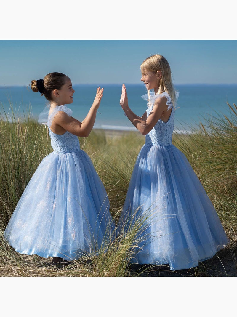 Verkleedkleding kind – prinsessenjurk eva Blauw - Kiabi
