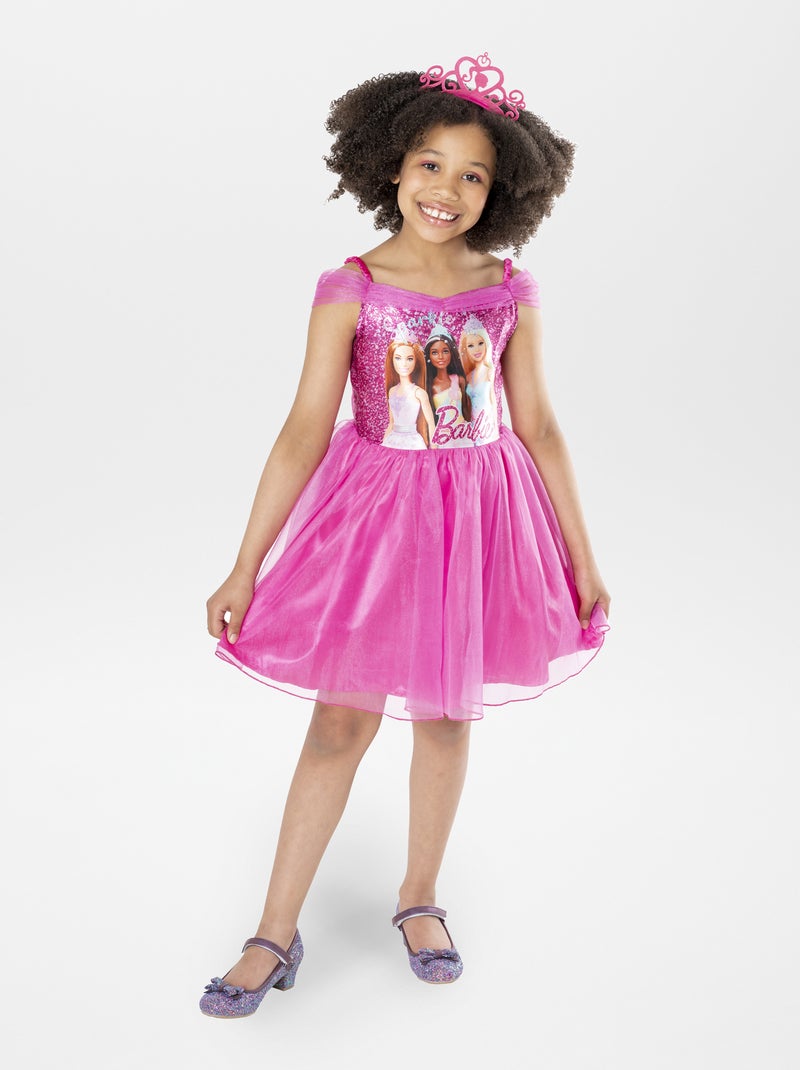 Verkleedkleding prinses 'Barbie' roze - Kiabi