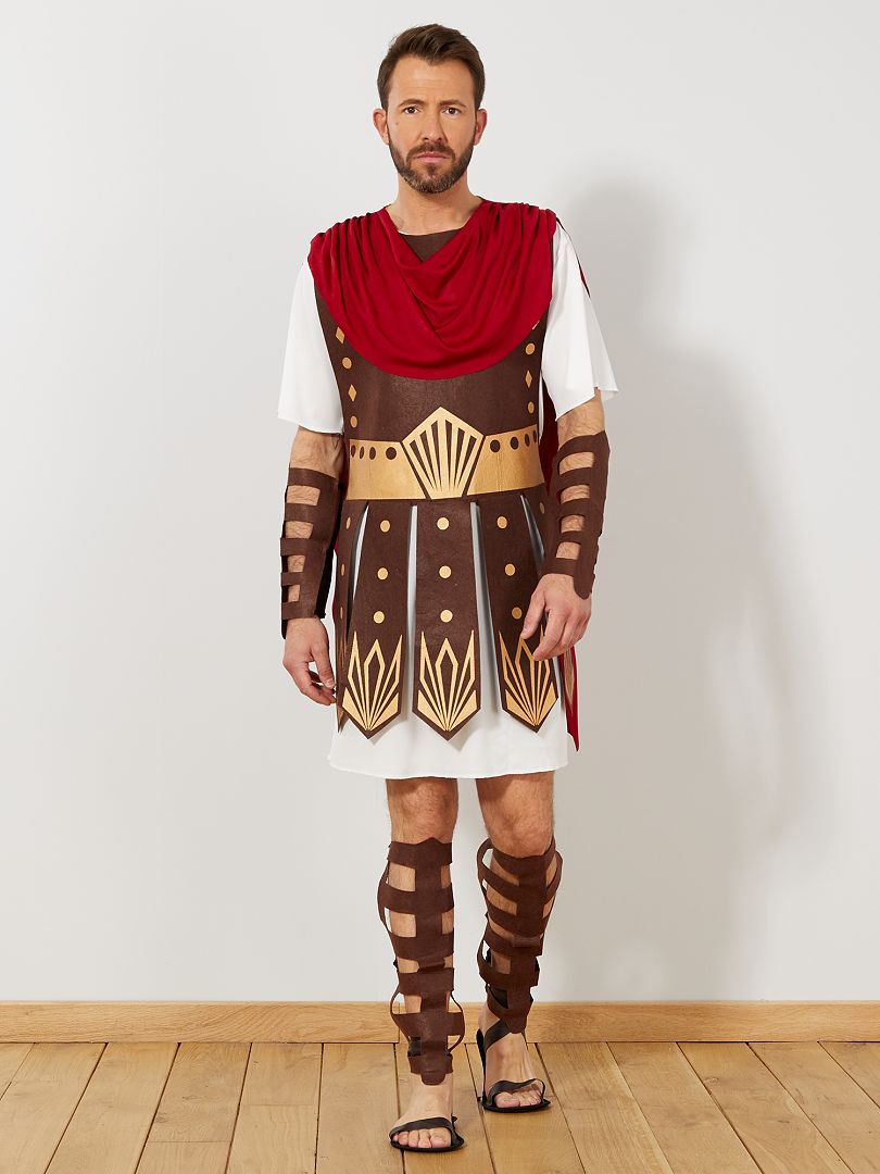 Verkleedkostuum gladiator rood / wit - Kiabi