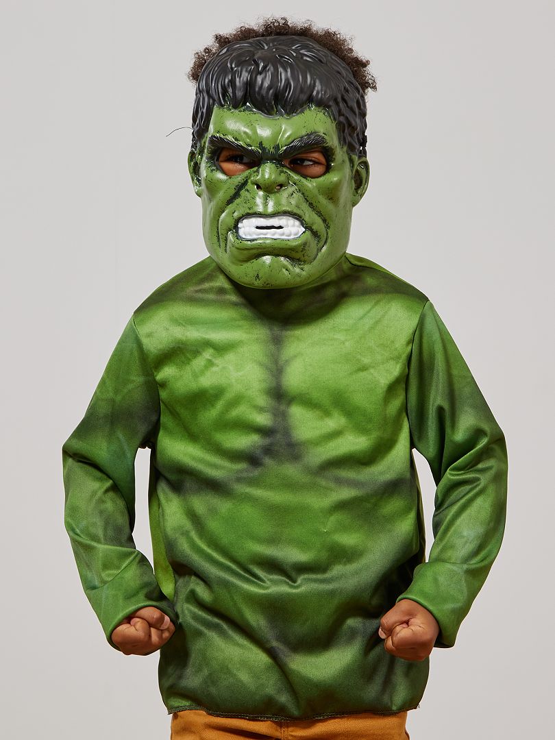 overschot Ga naar het circuit grote Oceaan Verkleedkostuum van de 'Hulk' - groen / zwart - Kiabi - 17.00€