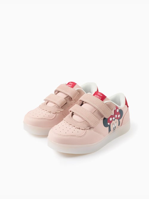 Verlichte sneakers van twee soorten stof met Minnie - Kiabi Verlichte sneakers van twee soorten stof met Minnie - Kiabi